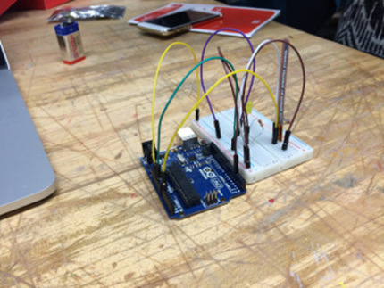 Arduino circuit for early prototype